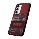 Red Classic Muscle Car 1970 Chevy Nova SS phone case | Tough Cover