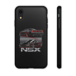 NSX Dual View Black Red JDM Sports Car Tough Phone Case Gift