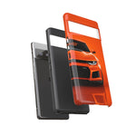 Orange Camaro Phone Case, ZL1 American Muscle Car Tough Cover for Men Gift