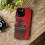 Red 1969 Camaro SS Phone Case, Vintage Muscle Car Protective Cover
