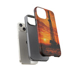Texas Oil Rig Sunset phone case | Tough Cases