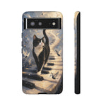 Piano Cat walking on keys Tough Case | Phone cover, musical cat art