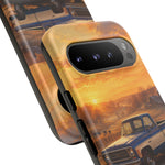 73 Chevy C10 Square body Truck Two-Tone Sunrise Tough Phone Case