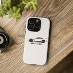White C7 Z06 Phone Case for Chevy Vette Fans, Tough Cover