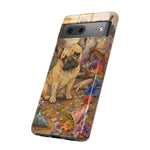 Guilty French Bulldog Phone Case, Confetti Watercolor Cover