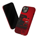 Red Mustang Art Phone Case, GT500 American Muscle Car Tough Cover