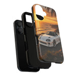 Supra MK4 Super White Targa Coastal Art Tough Phone Case
