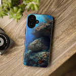 Grouper Reef Phone Case, Sunbeam Ledge Marine Art Tough Cover