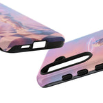 Praying Cherub Statue halo Vaporwave Aesthetic phone case