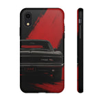 1968 Charger Triple Black Muscle Car Tough Phone Case