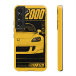 S2000 Spa Yellow Retro 90s JDM Car Tough Phone Case