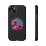 Great Dream Wave Circular Badge Vaporwave Phone Case – Japanese Aesthetic