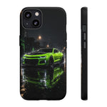 Camaro ZL1 Neon Green Muscle Car phone case | Tough Cover