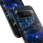 Skyline GT-R R34 Bayside Blue Tokyo Night Art Tough Phone Case