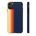 Retro Rainbow Stripe Phone Case | Tough Phone Case