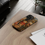 Corgi Royal Guard phone case | Cute British corgi soldier illustration