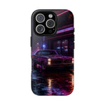 GTO Rainy Neon Arcade Tough Phone Case for Muscle Car Enthusiasts
