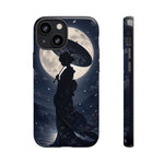 Geisha Parasol Moonlight Art Tough Phone Case