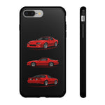 Z28 Red Triview Phone Case Classic Car Illustration