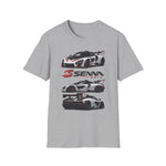 2019 McLaren Senna Sports Car Tee — Triple View Racing Graphic T-Shirt
