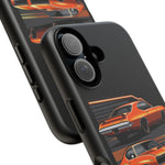 1969 GTO Judge Orange Muscle Car Tough Phone Case Cover Gift
