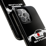 R34 Skyline Japanese Flag Race Car Phone Case | JDM GT-R Tough Cover