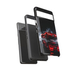 Z06 C8 Phone Case, Red Smoke Studio Reflection Cover