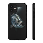 Tarpon Fishing Phone Case, Saltwater Portrait Black Cover, Gift