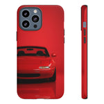 Red Miata Phone Case, NA MX5 90s JDM Roadster Tough Cover
