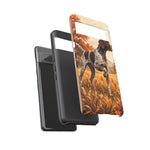 German Shorthaired Pointer Pointing Art Tough Phone Case