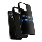 Blue C7 Z06 Sports Car Tough Phone Case Track Style Cover Gift