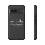 1969 Camaro Black Restomod Front Tough Phone Case Cover Gift