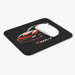 1997 Mazda RX-7 Mouse Pad – Red & White JDM Sports Car Illustration