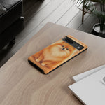 Pomeranian Tiny Fox Fluffy Art Tough Phone Case
