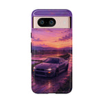 Sunset Skyline R34 Car Phone Case | Tough Phone Case