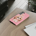 Shih Tzu Princess Kawaii Chibi Puppy Pet Dog Art Tough Phone Case