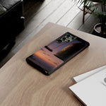 Temple Bell Sunset Phone Case Japan Zen Tough Case