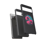 Great Dream Wave Circular Badge Vaporwave Phone Case – Japanese Aesthetic