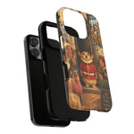 Corgi Royal Guard phone case | Cute British corgi soldier illustration