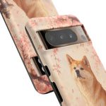 Akita Cherry Blossom Phone Case Sakura Dog Lover Gift