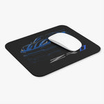 C7 ZR1 Sports Car Mouse Pad – Blue Corvette-Style Art, Non-Slip Rubber Base, 9.5x7.9 in