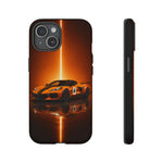 Z06 C8 Phone Case, Orange Racing Livery Studio Cover