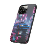 Skyline GT-R Tokyo Rain JDM Night Art Tough Phone Case