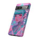Neon Cyber Geisha phone case | Tough Case
