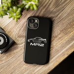 MR2 White Side Silhouette JDM Tough Phone Case Cover Gift