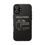 Black Squarebody ChevyTruck phone case | Lowrider Tough Cover