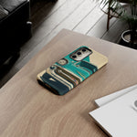 1957 Bel Air Turquoise Retro Tough Phone Case Classic Car Art Cover