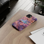 Floating Pool Deck Phone Case, Pastel Cloud 3D Render Cover