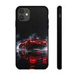 Z06 C8 Phone Case, Red Smoke Studio Reflection Cover