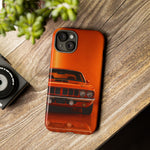 Orange Cuda Phone Case, 71 Classic Muscle Car Tough Cover